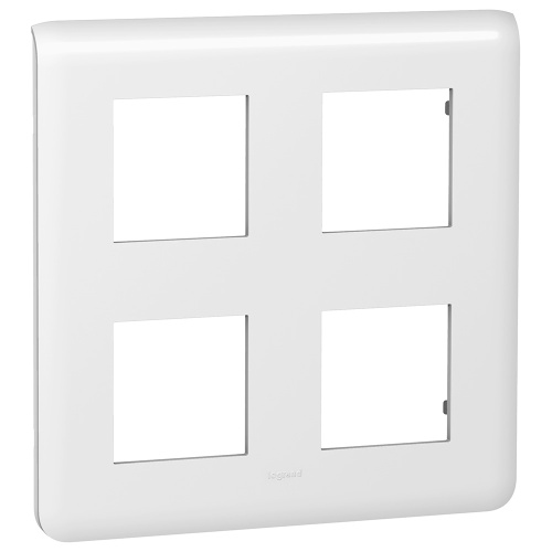 Рамка - Программа Mosaic - 2x2x2 модуля - белая | код 078838 |  Legrand
